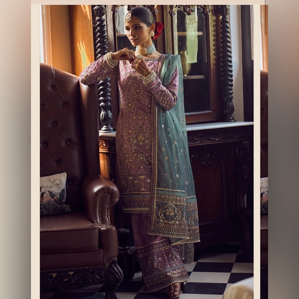 Lashkaraa Lavender Indian Salwar kameez